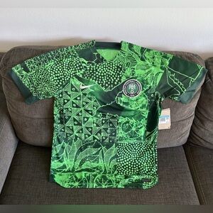 Nike Authentic Nigeria National Team 2022 Green DN0696-329 Jersey Men’s Sz M
